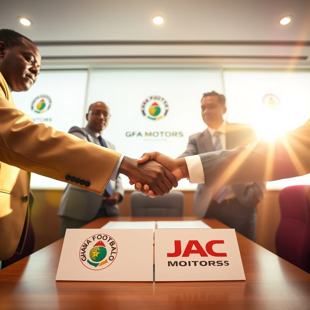 JAC Motors and Tryton Motors Drive Partnership with Ghana Football Association