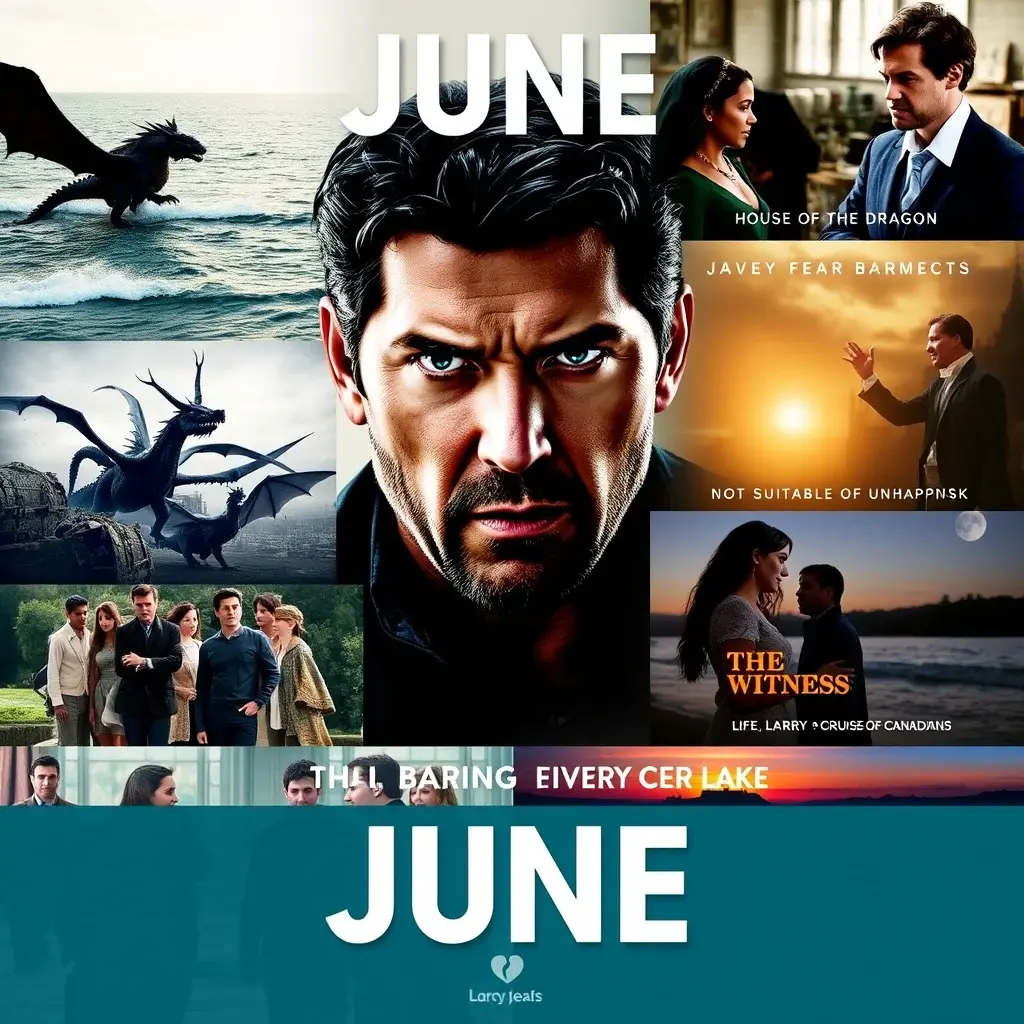 June's Television Lineup: From Thrilling Reboots to Historical Comedy and Acclaimed Dramas