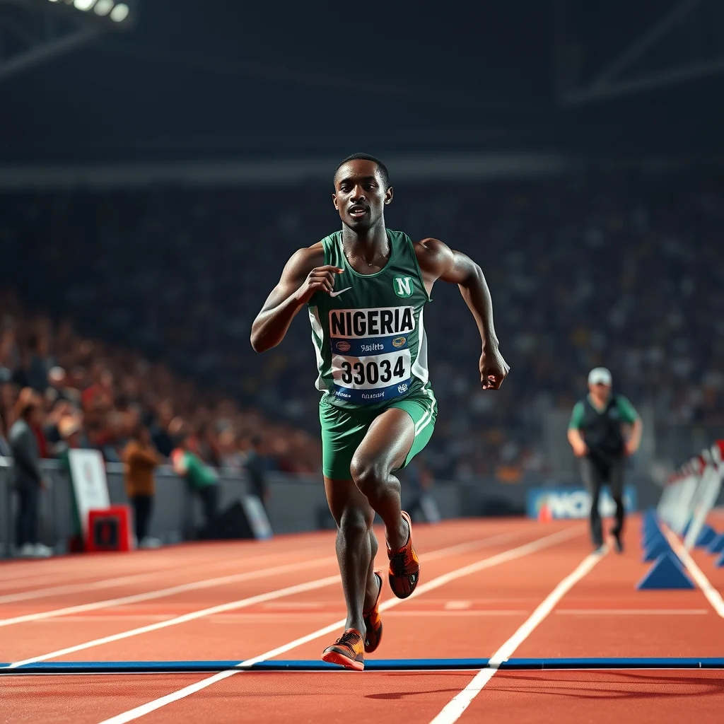 Kanyinsola Ajayi Smashes Nigerian 100m Record, Claims World Lead at NCAA East Regionals
