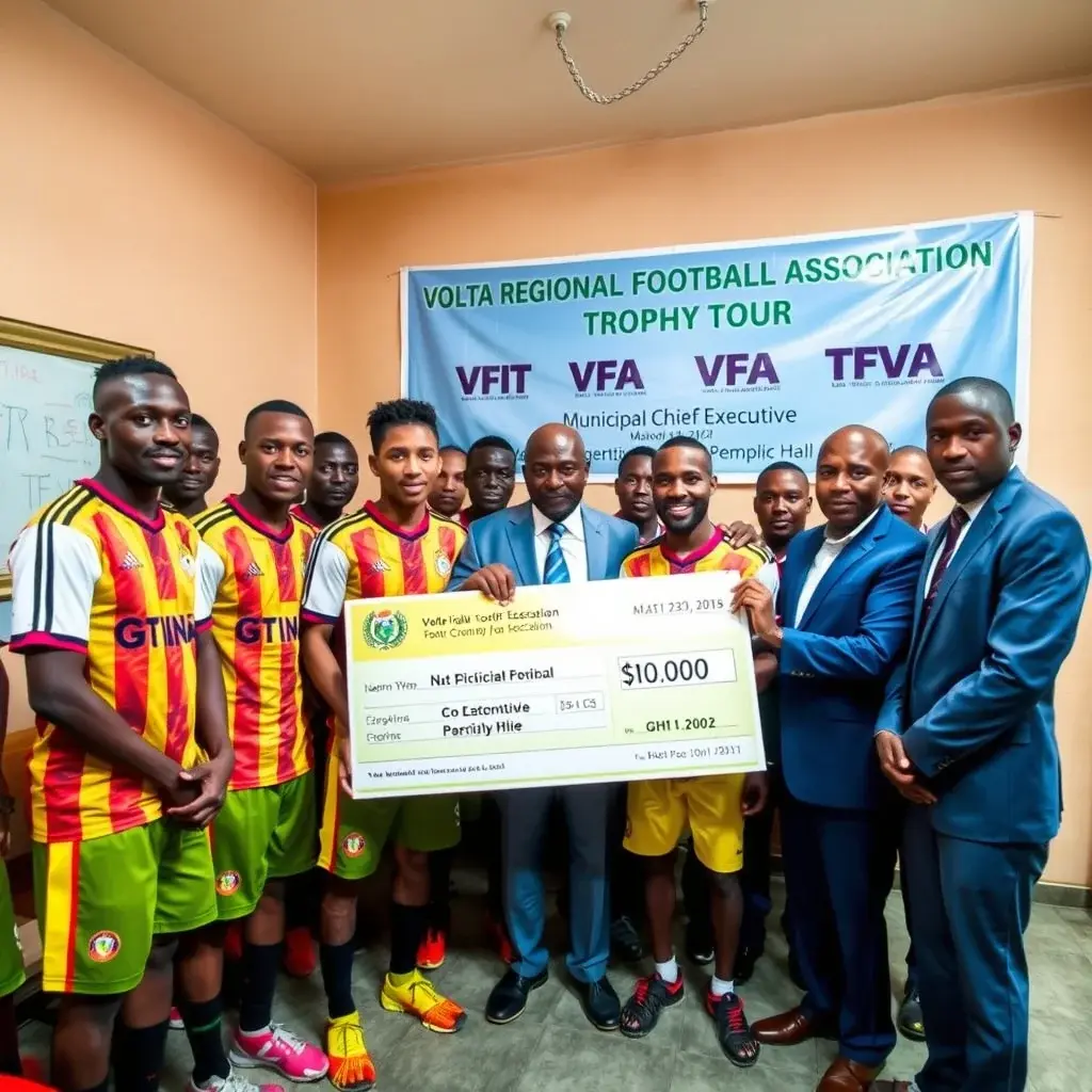 Keta MCE Boosts Keta FC with GH¢10,000 for Middle League Campaign