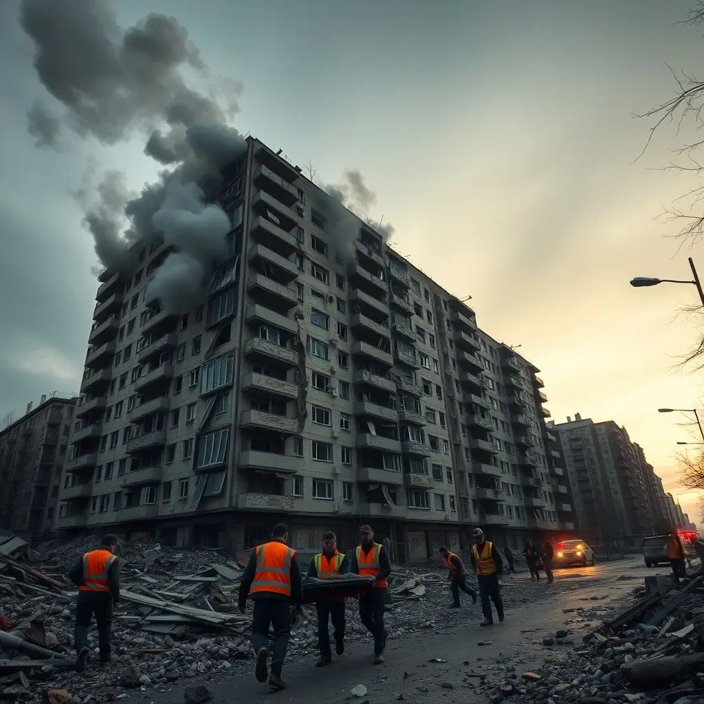 Kyiv Endures Devastating Overnight Strikes, Casualties Mount