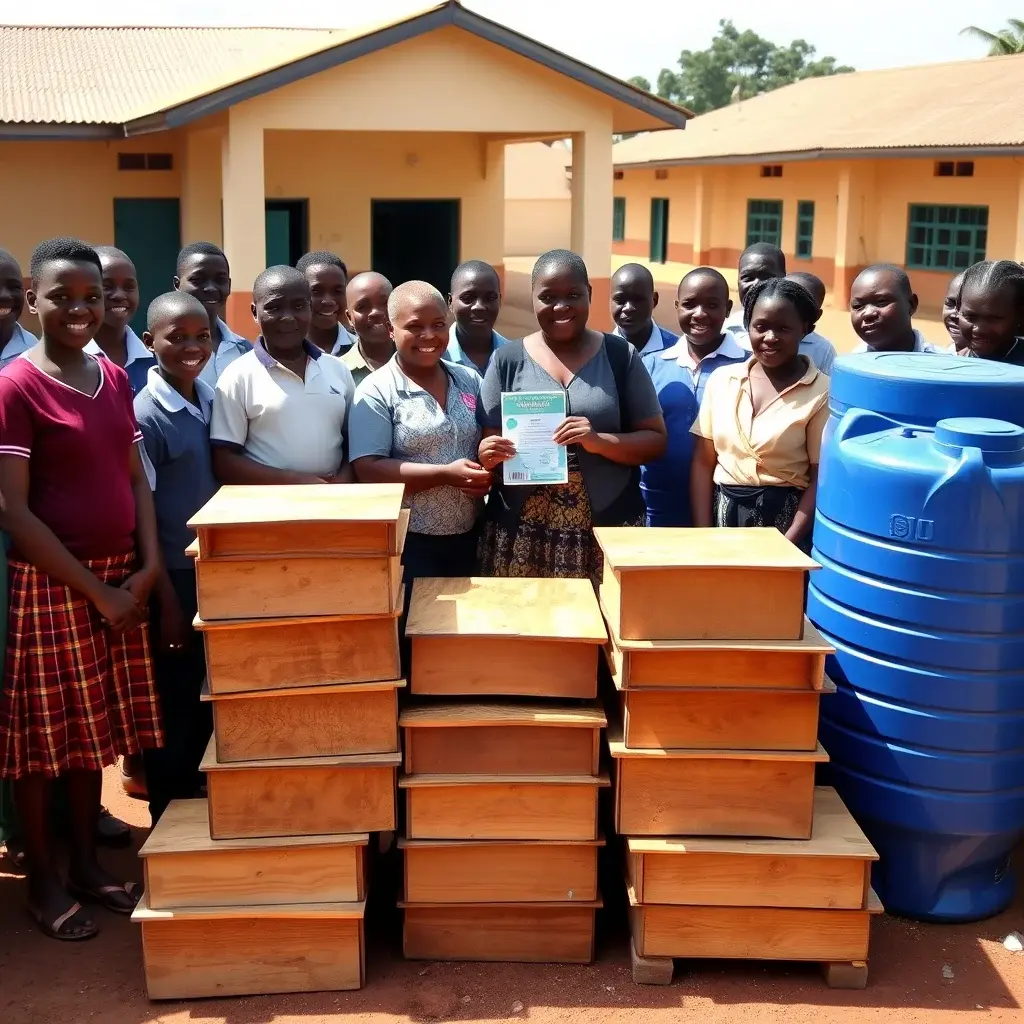 Mawuli School PTA Steps Up to Alleviate Furniture and Water Shortages