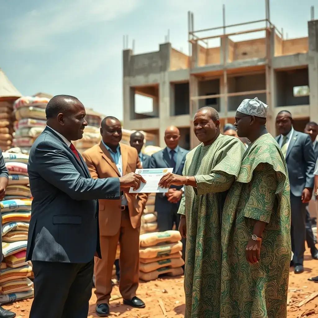 NPP National Chair Hopeful Afoko Boosts Northern Regional Office Project with Significant Donation