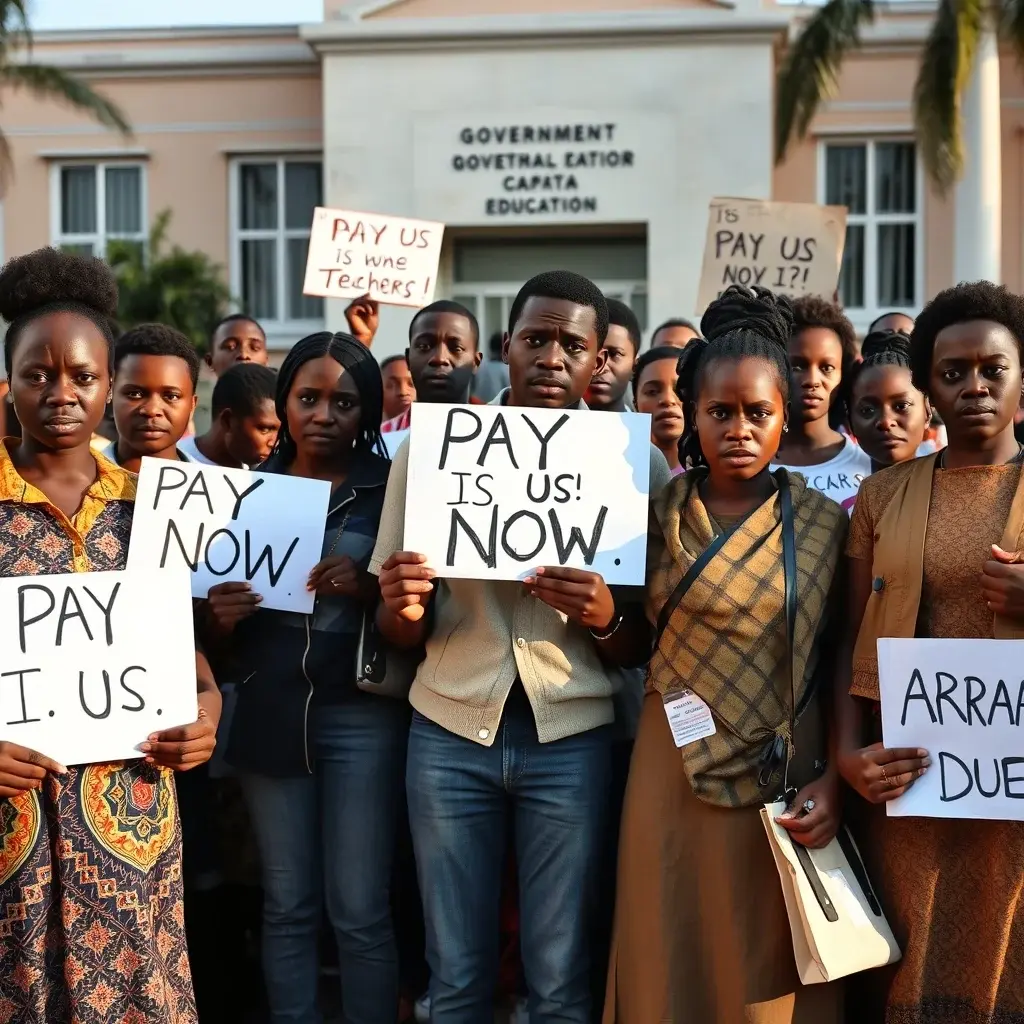 Newly Recruited Teachers Threaten Renewed Protests Over Unpaid Salary Arrears