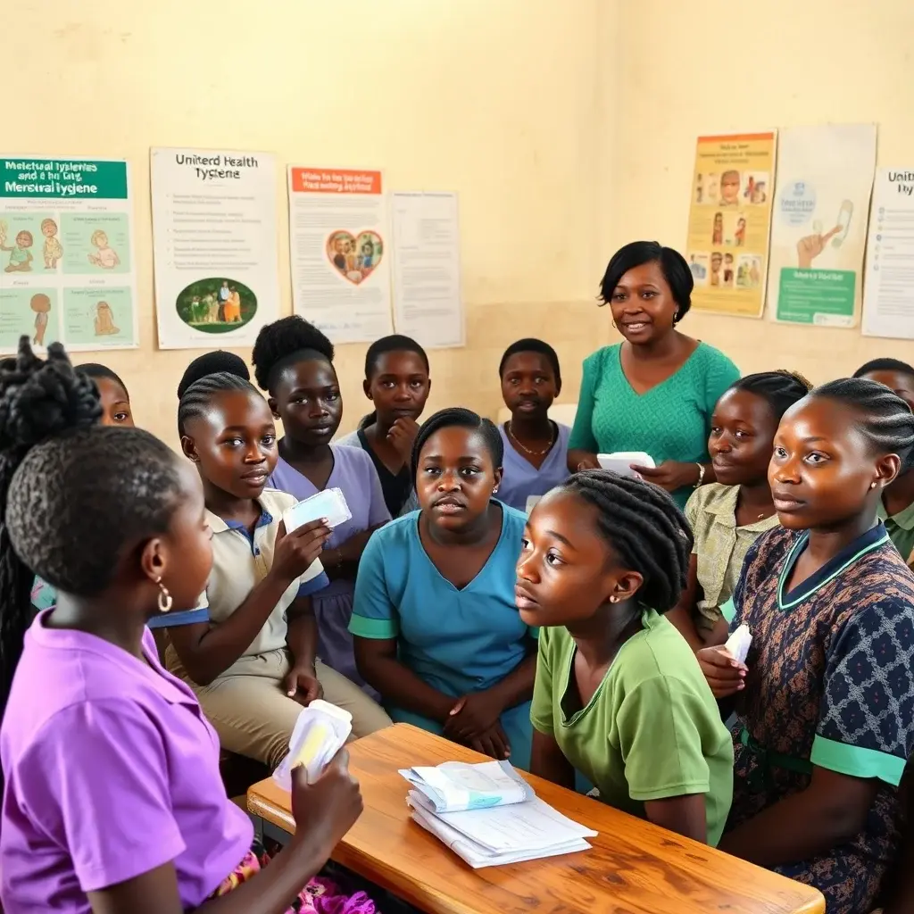 Pension Firm Champions Menstrual Equity for Girls in Juaben