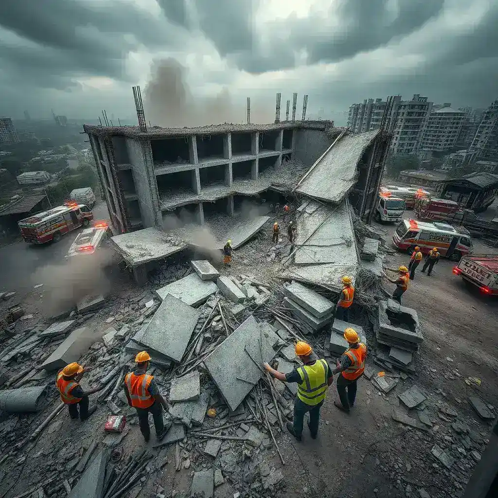 Philippines Building Collapse: Over 20 Feared Trapped as Construction Site Fails