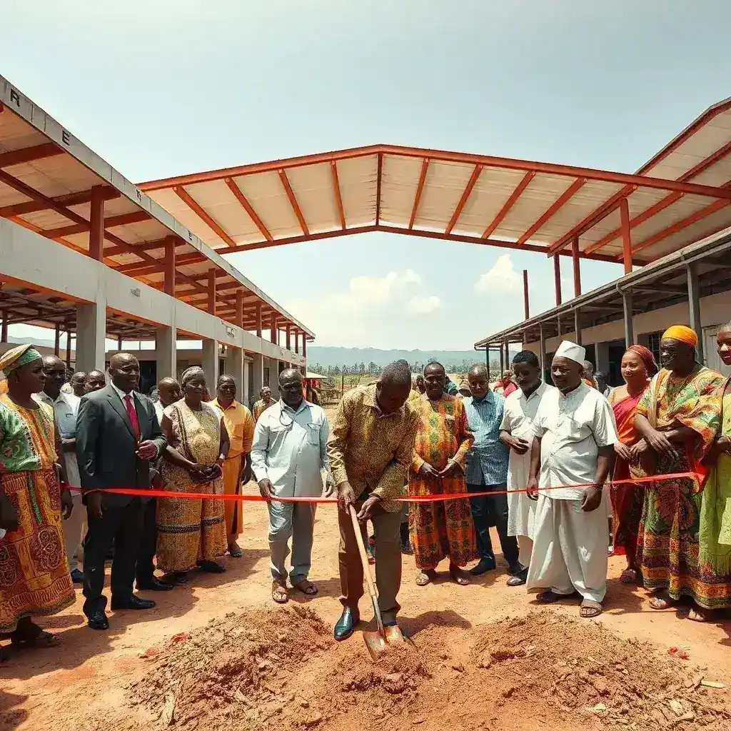 President Mahama Inaugurates 24-Hour Economy Market, Unveils Ambitious Development Agenda for Savannah Region
