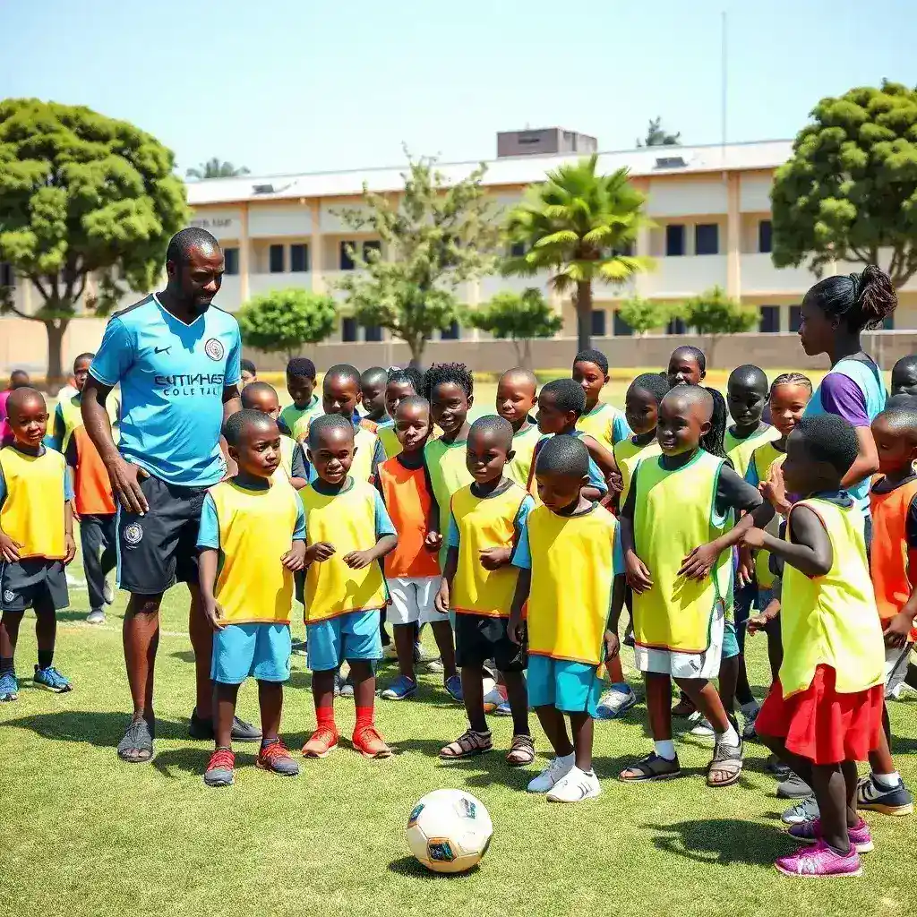 QNET and Manchester City Empower Ghanaian Youth Through Elite Football Clinic