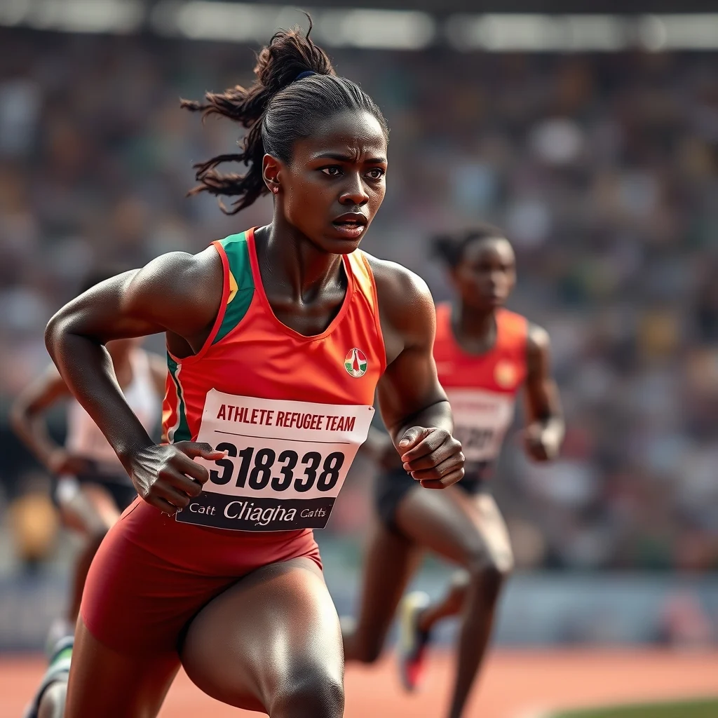 Refugee Athletes Chase Continental Dreams on the Track in Accra