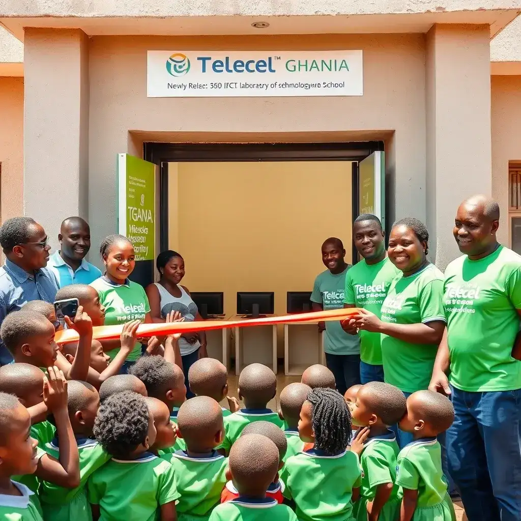 Telecel Ghana Empowers Rural Students with New ICT Centre