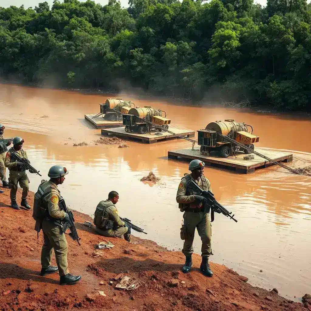 Three Chinese Nationals Arrested in Crackdown on Illegal Mining Along Tano River