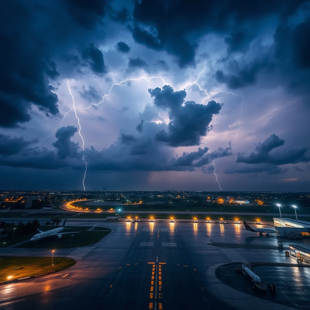 Thunderstorms Ground Flights and Disrupt Accra Airspace