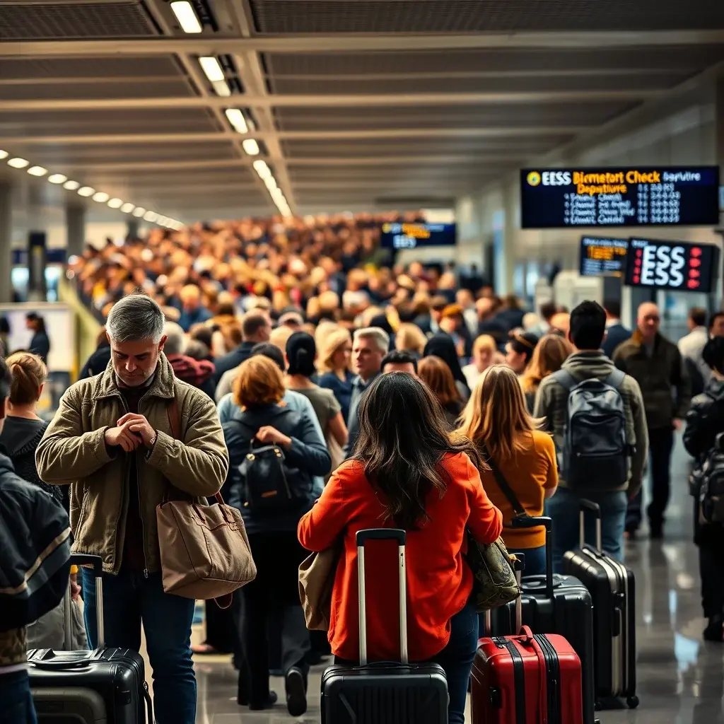UK Holidaymakers Warned of Three-Hour Airport Arrival for European Flights Amid New Border Checks