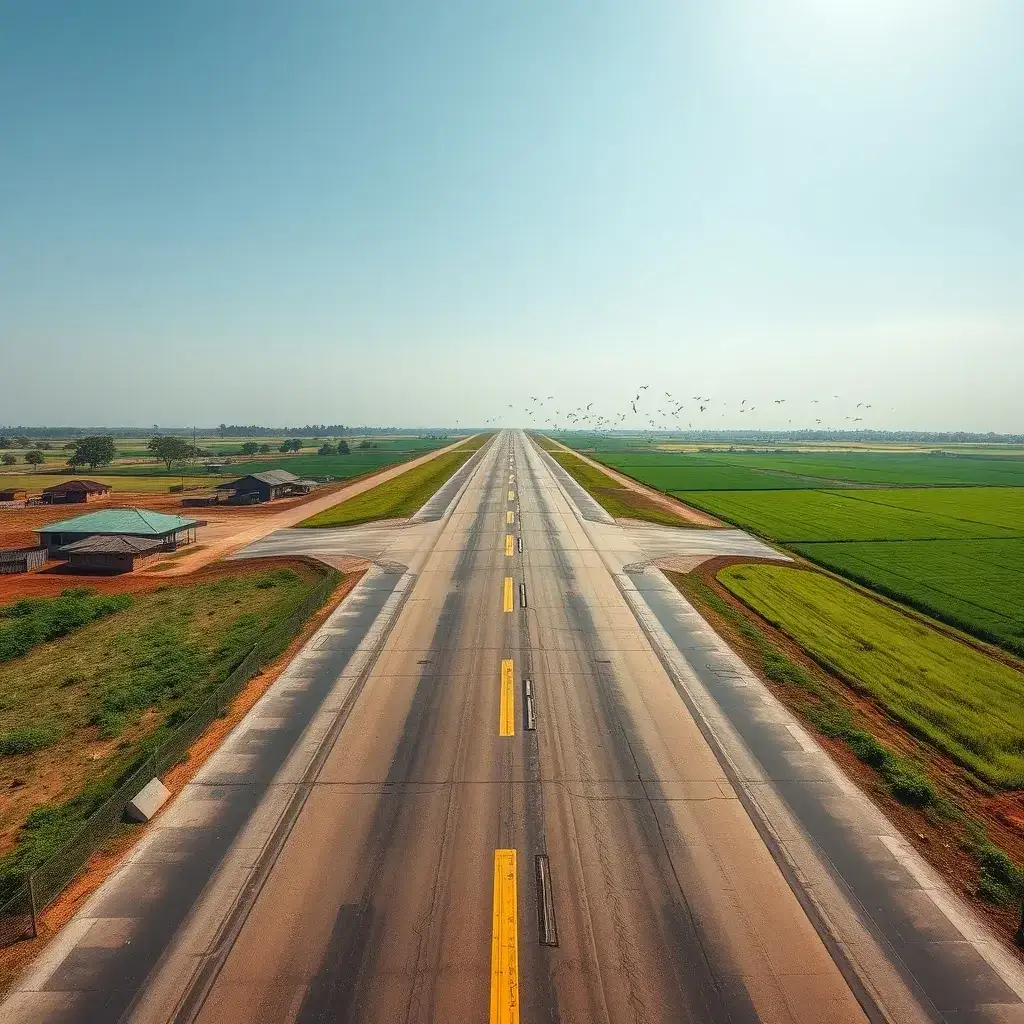 Wa Airport Faces Existential Threat as Encroaching Structures and Wildlife Hazards Escalate