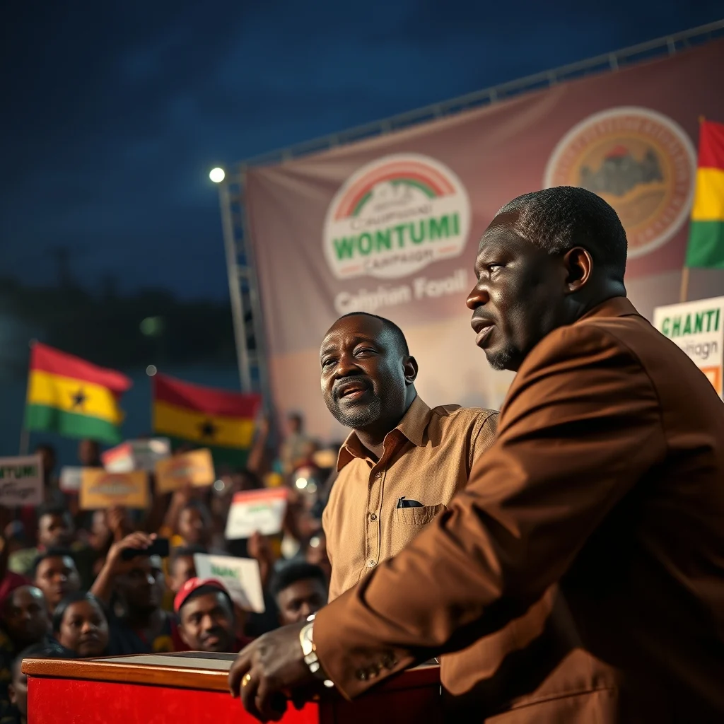 Wontumi Campaign Rejects Presidential Staffer's Comments on Leadership and Legal Battles