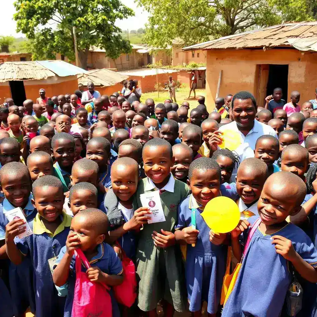 World Vision Ghana's Mass Birthday Celebration Boosts Education and Well-being in Wa West