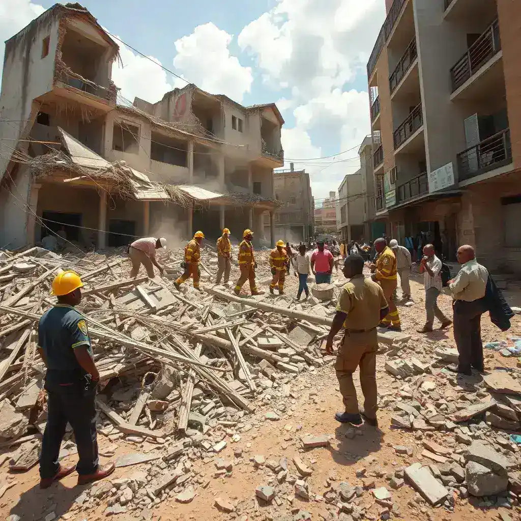 Accra Building Collapse Claims Life of Trader, Raises Safety Concerns