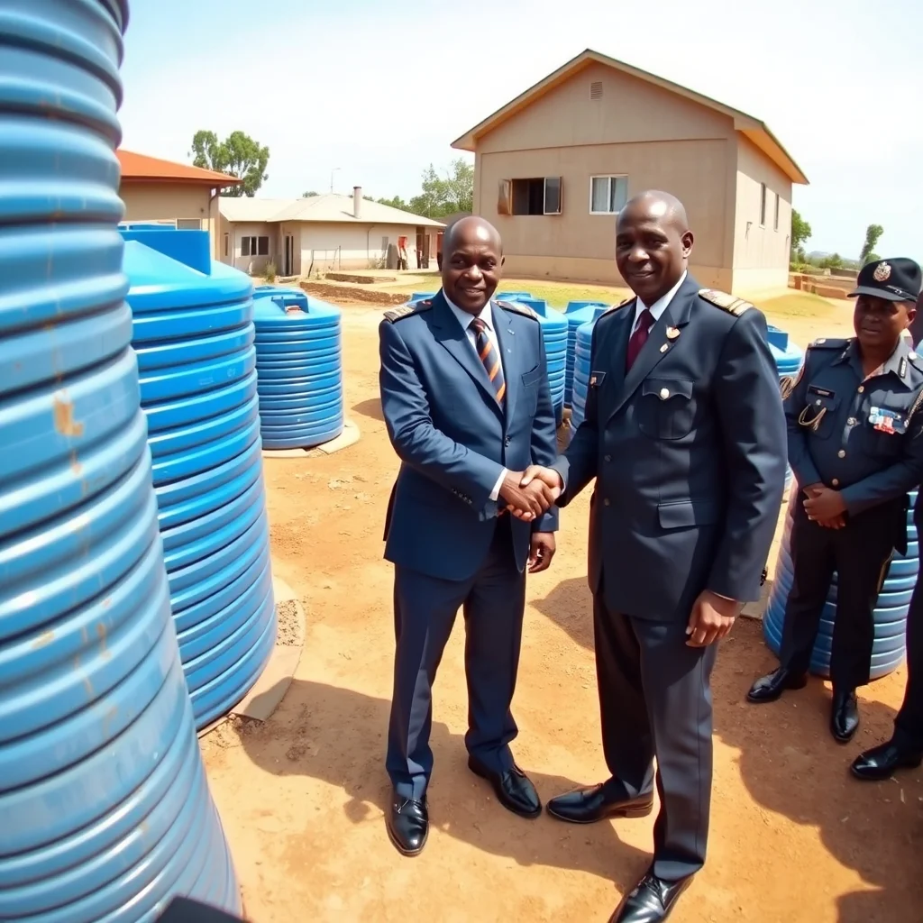 Bank of Africa Bolsters Tesano Police Training School with Vital Water Infrastructure