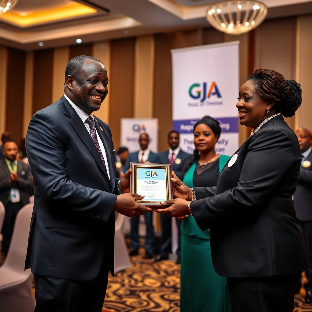 Bank of Ghana Recognized by GJA for National Development and Media Partnership
