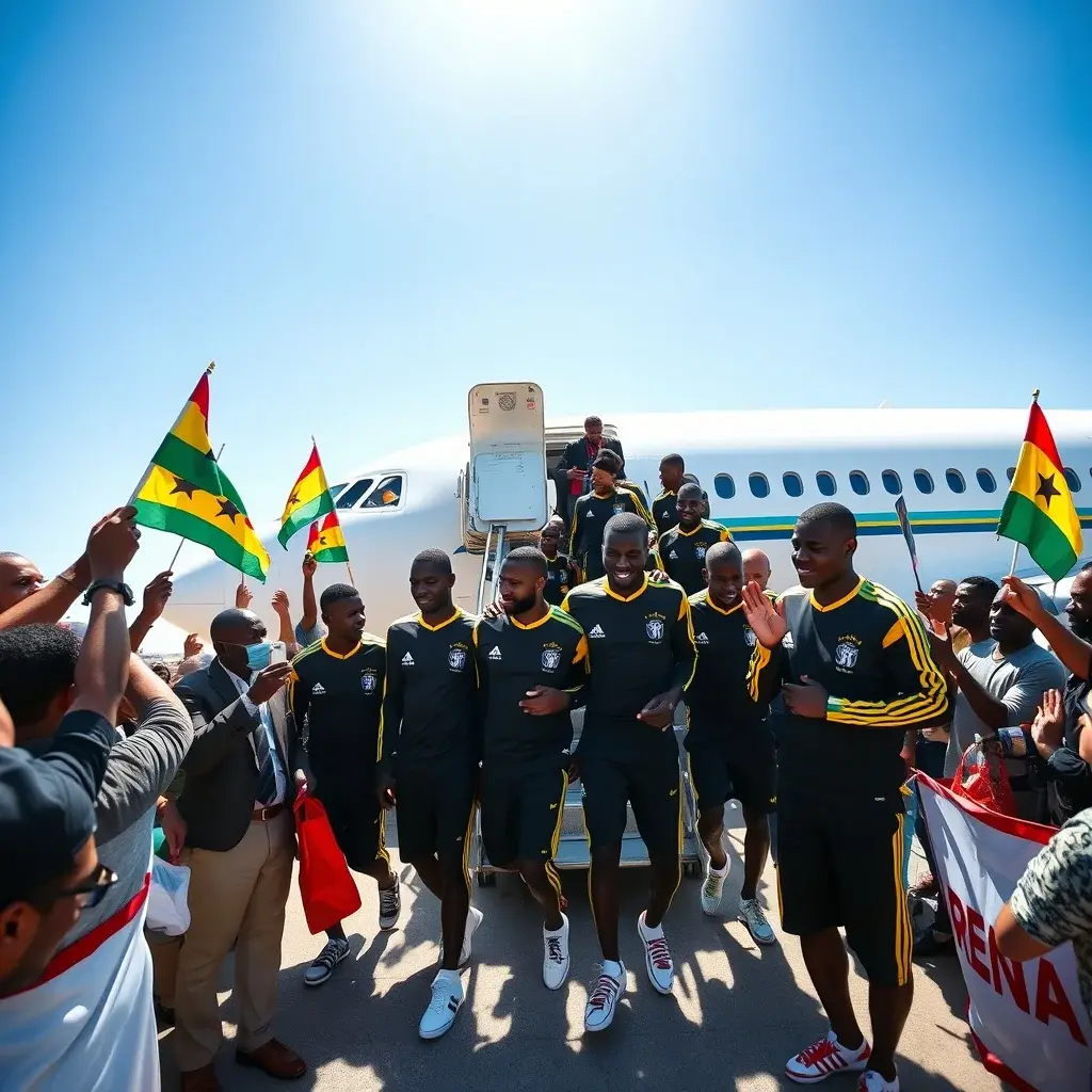 Black Stars Arrive in USA for 2026 World Cup Preparations