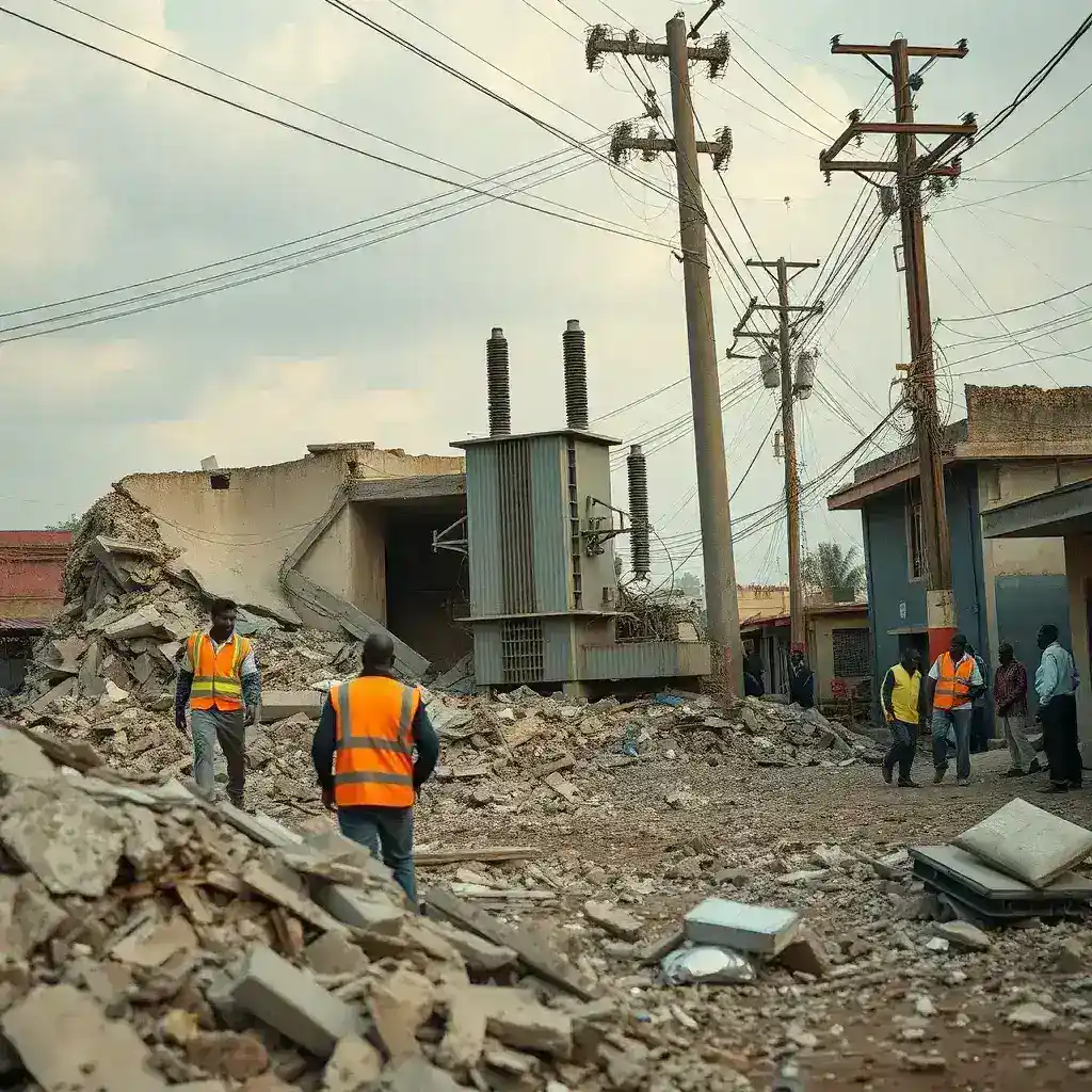 Building Collapse Disrupts Power for 1,000 Residents in Accra