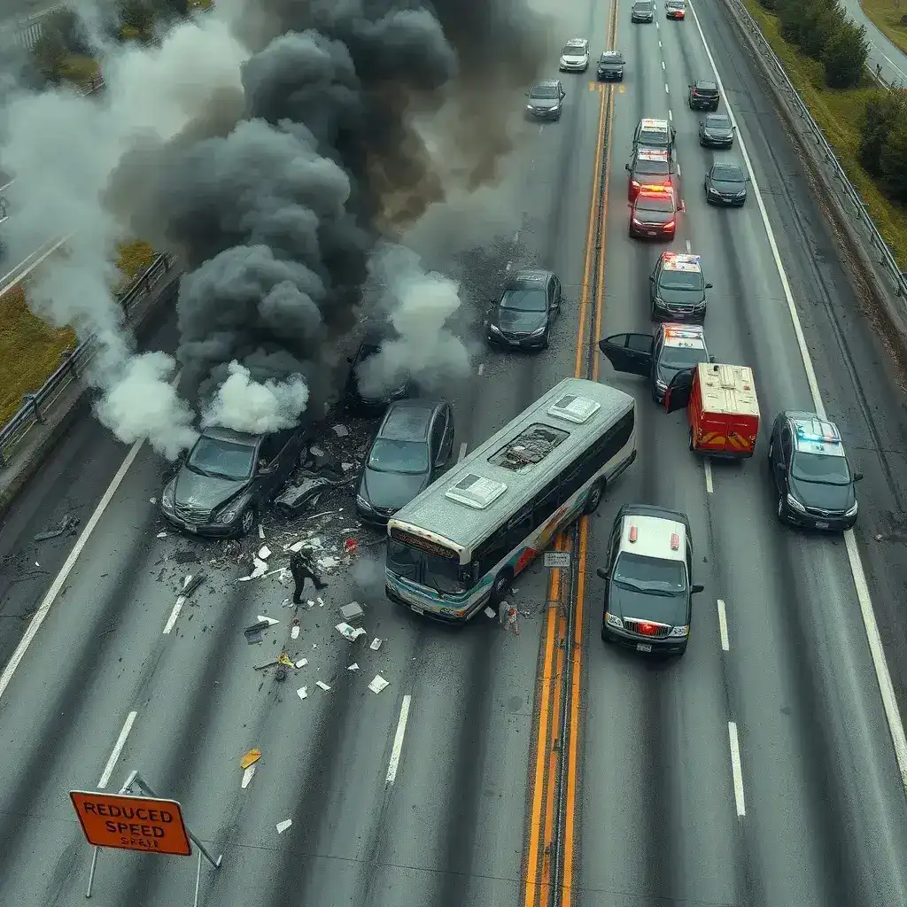 Bus Driver Charged with Involuntary Manslaughter in Deadly I-95 Crash