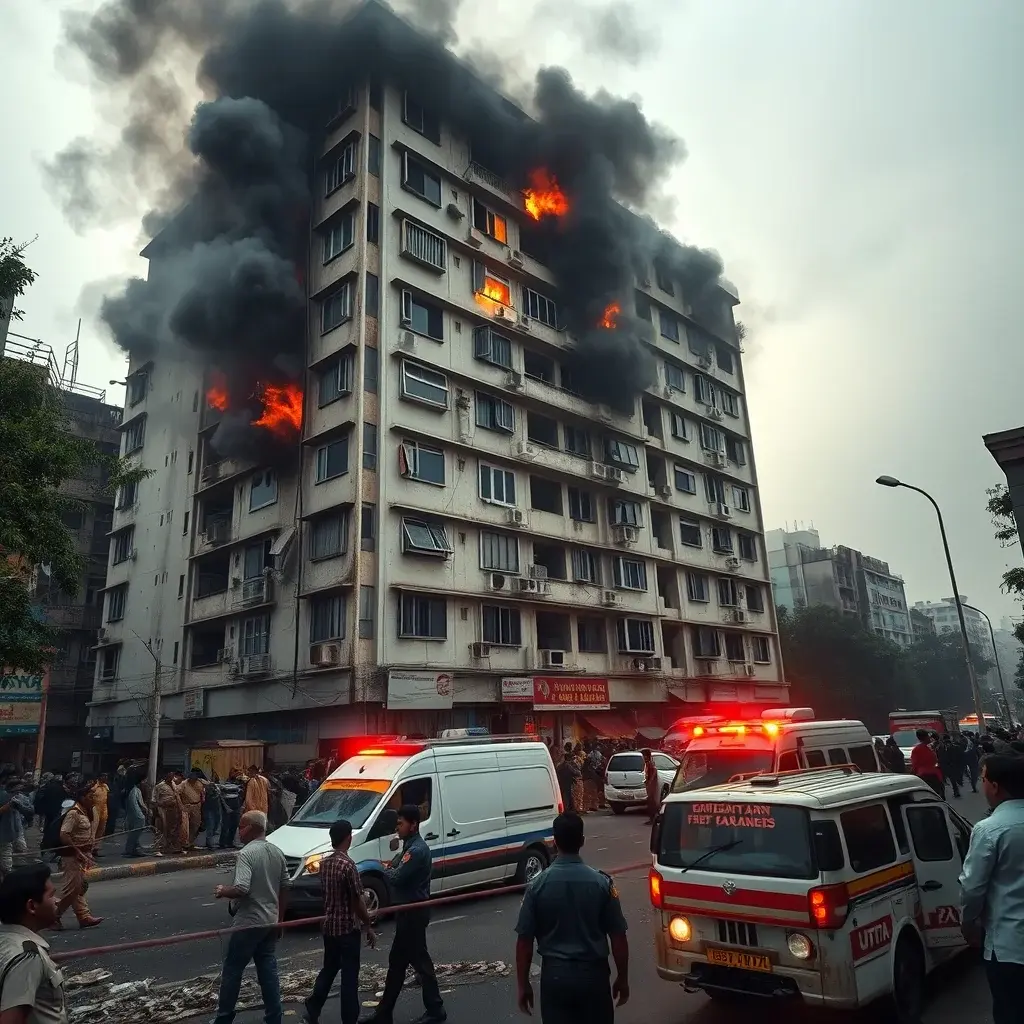 Deadly Delhi Fire Kills at Least 21, Many Foreign Nationals Among Victims