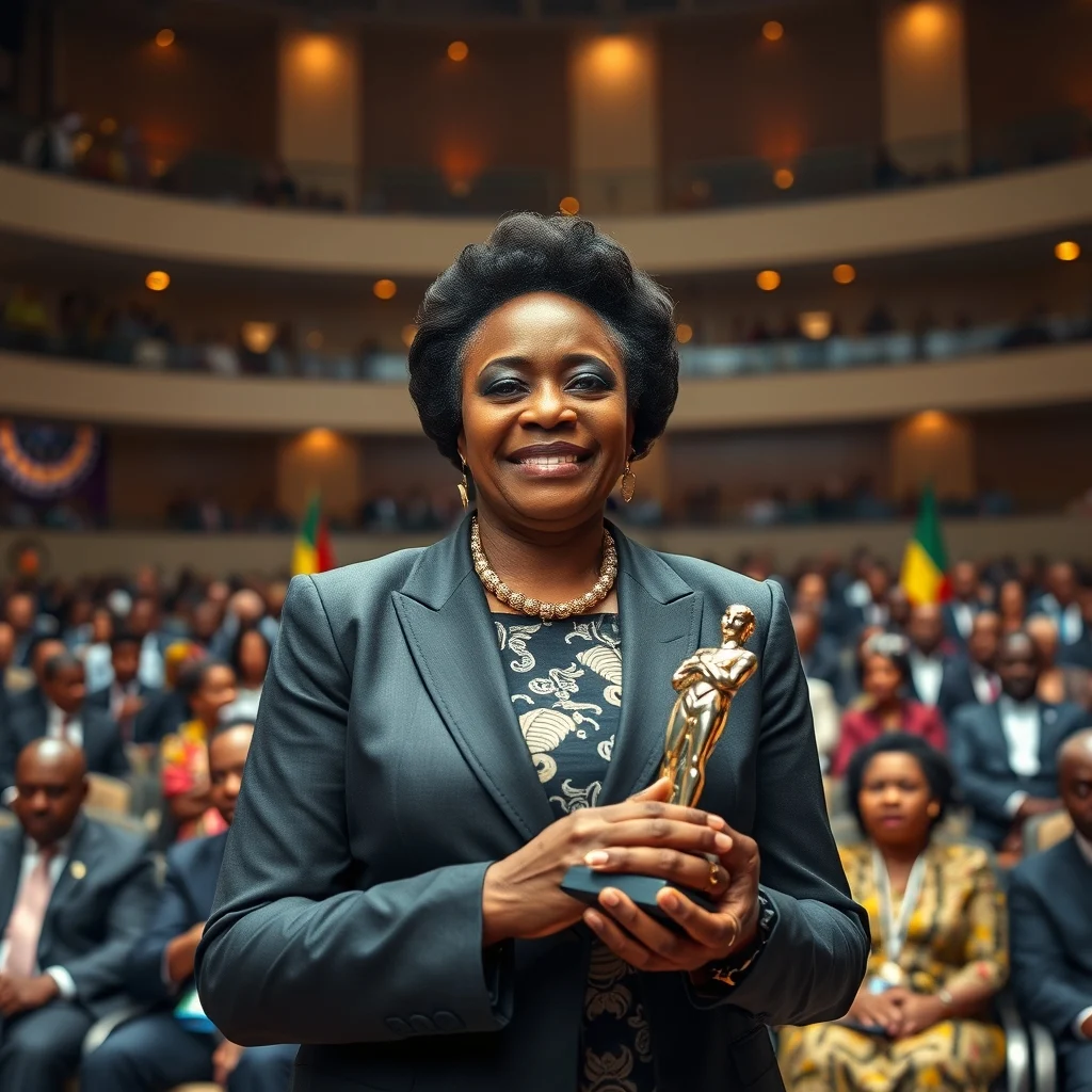 Dr. Joyce Emefa Addo-Klah Honored with Africa's 100 Legendary Award in Rwanda