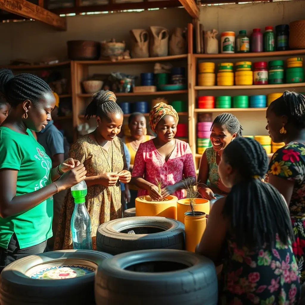 EcoGreen Transforms Waste into Opportunity, Empowering 109 in Techiman