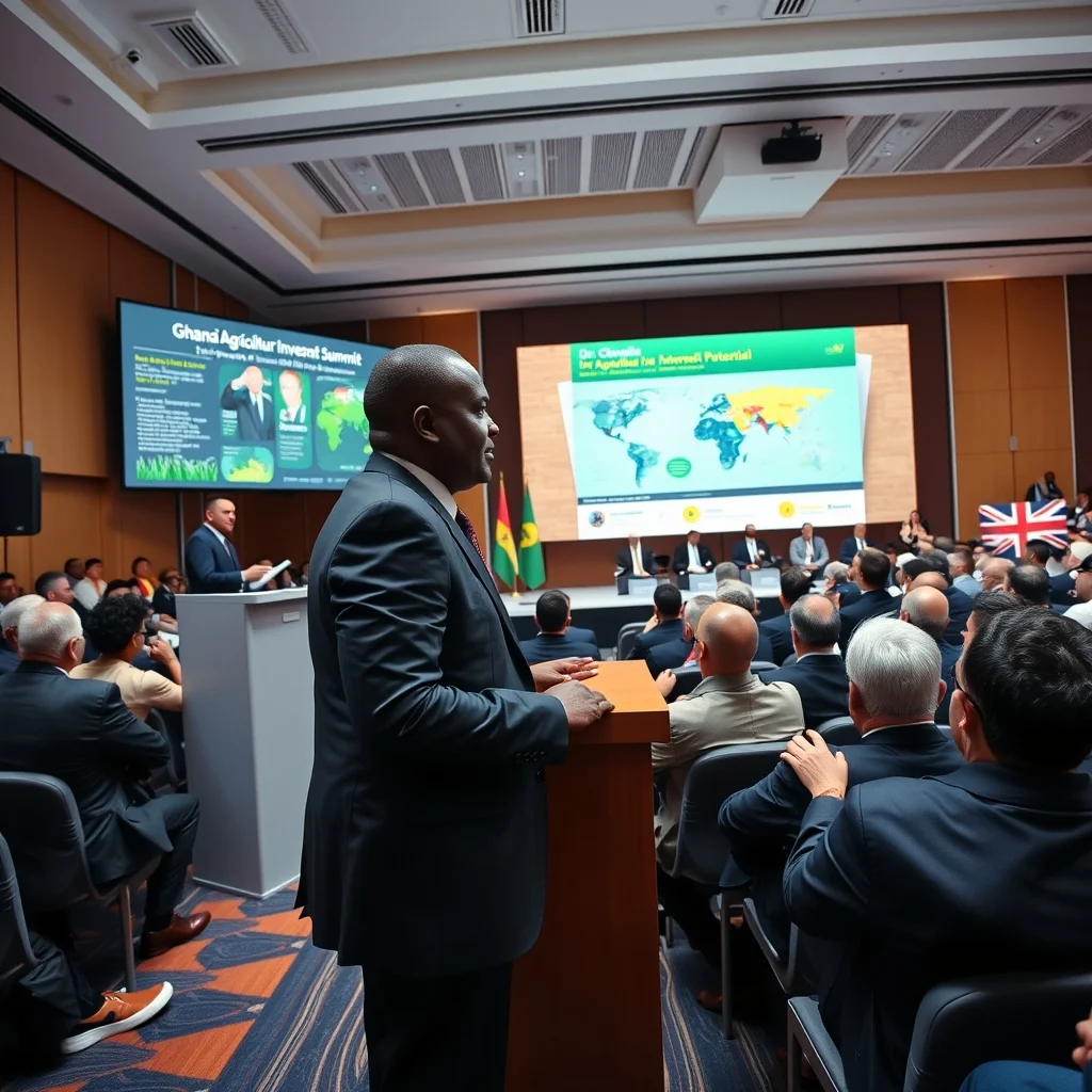 Ghana Seeks UK Investment at London Summit, Agri-Impact Leads Charge