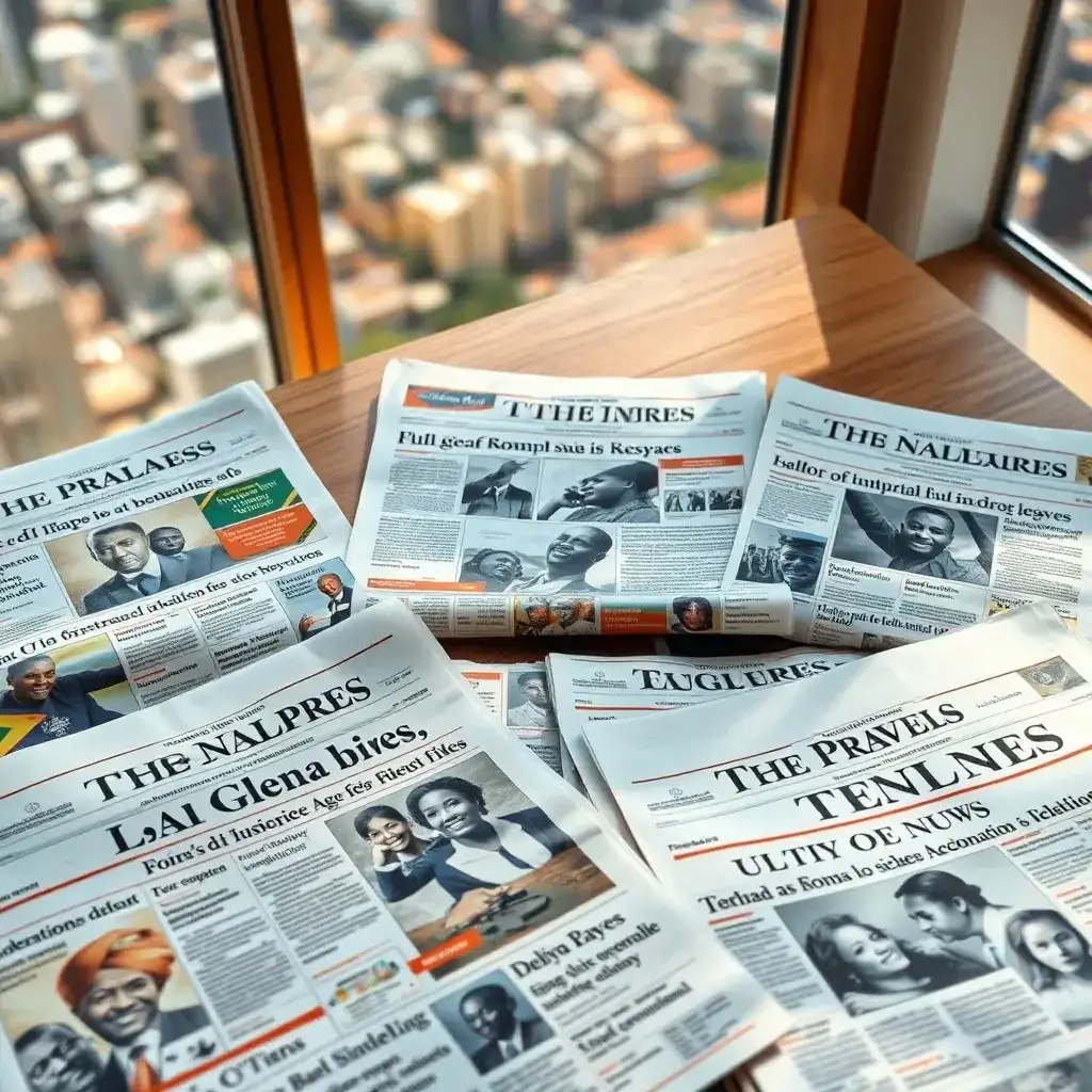 Ghanaian Media Landscape: Front Pages Reflect Shifting News Priorities