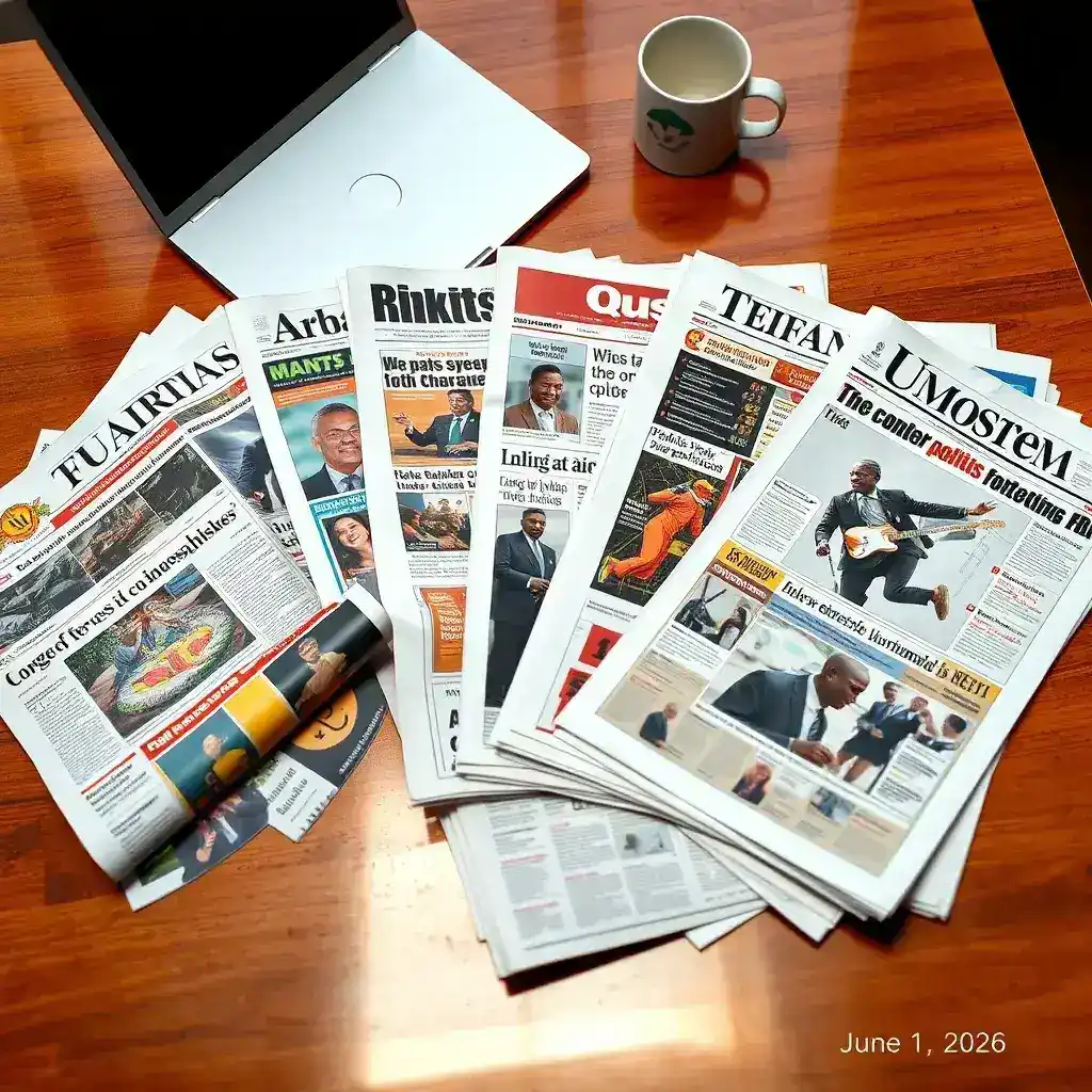 Ghanaian Media Landscape Under Scrutiny as Front Pages Reveal Diverse National Discourse