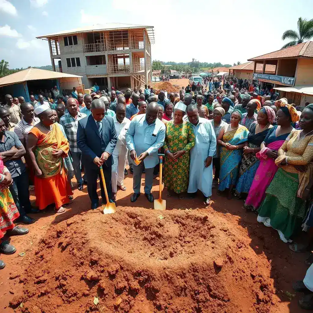 Groundbreaking Ceremony Marks Start of 24-Hour Economy Market in Asawinso