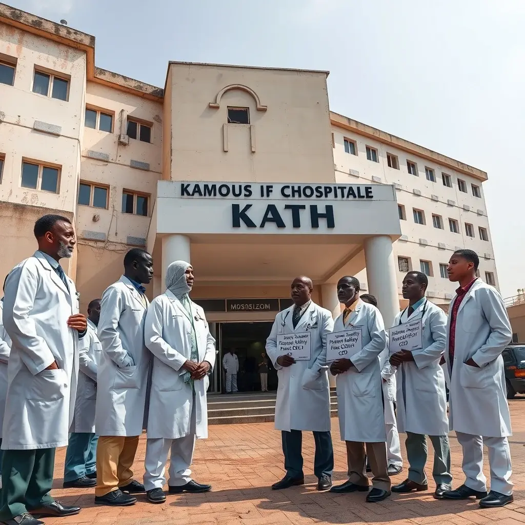 Komfo Anokye Doctors Launch Indefinite Strike Over CEO Suspension Amid Congestion Crisis