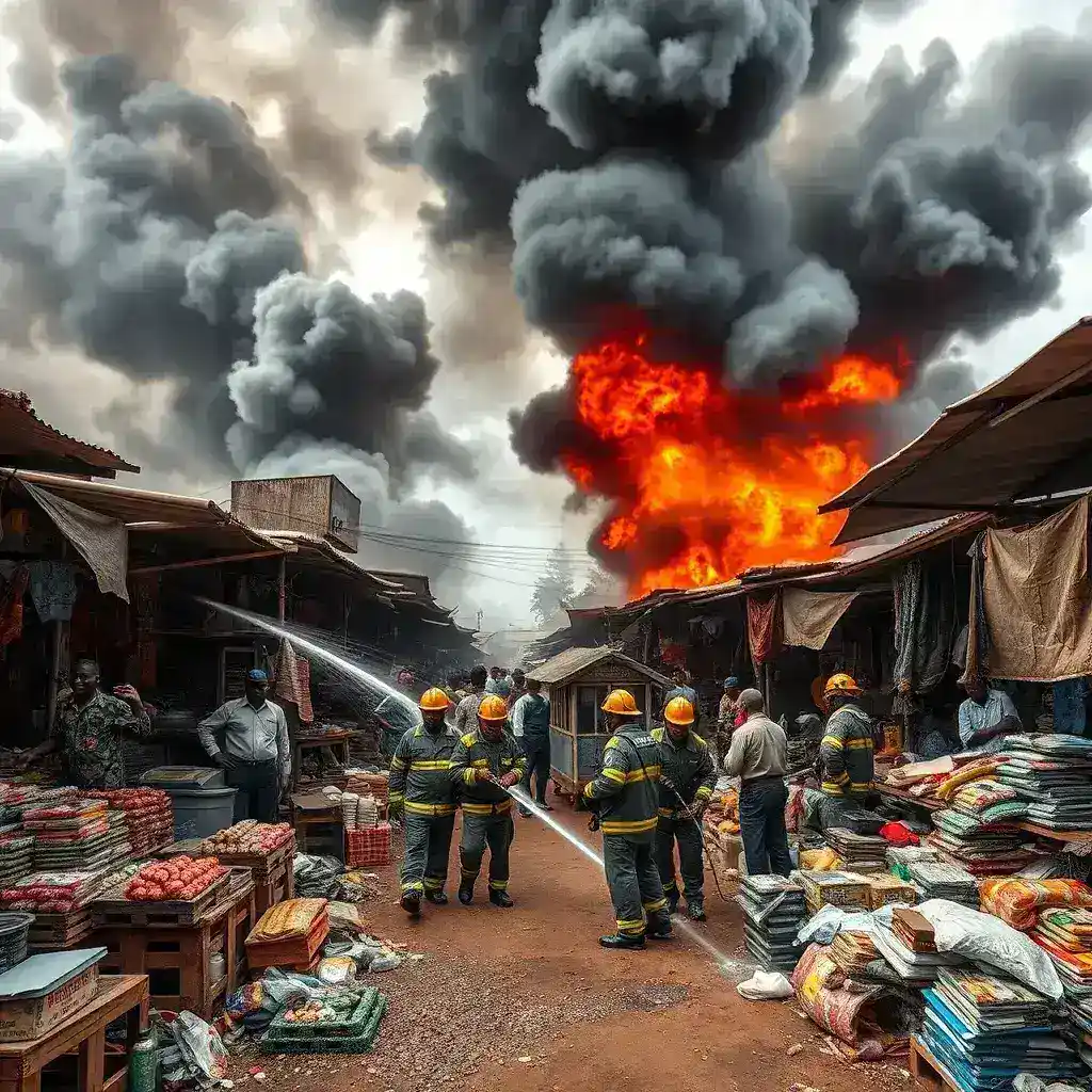 Makola Market Engulfed by Fire, Traders Face Devastation