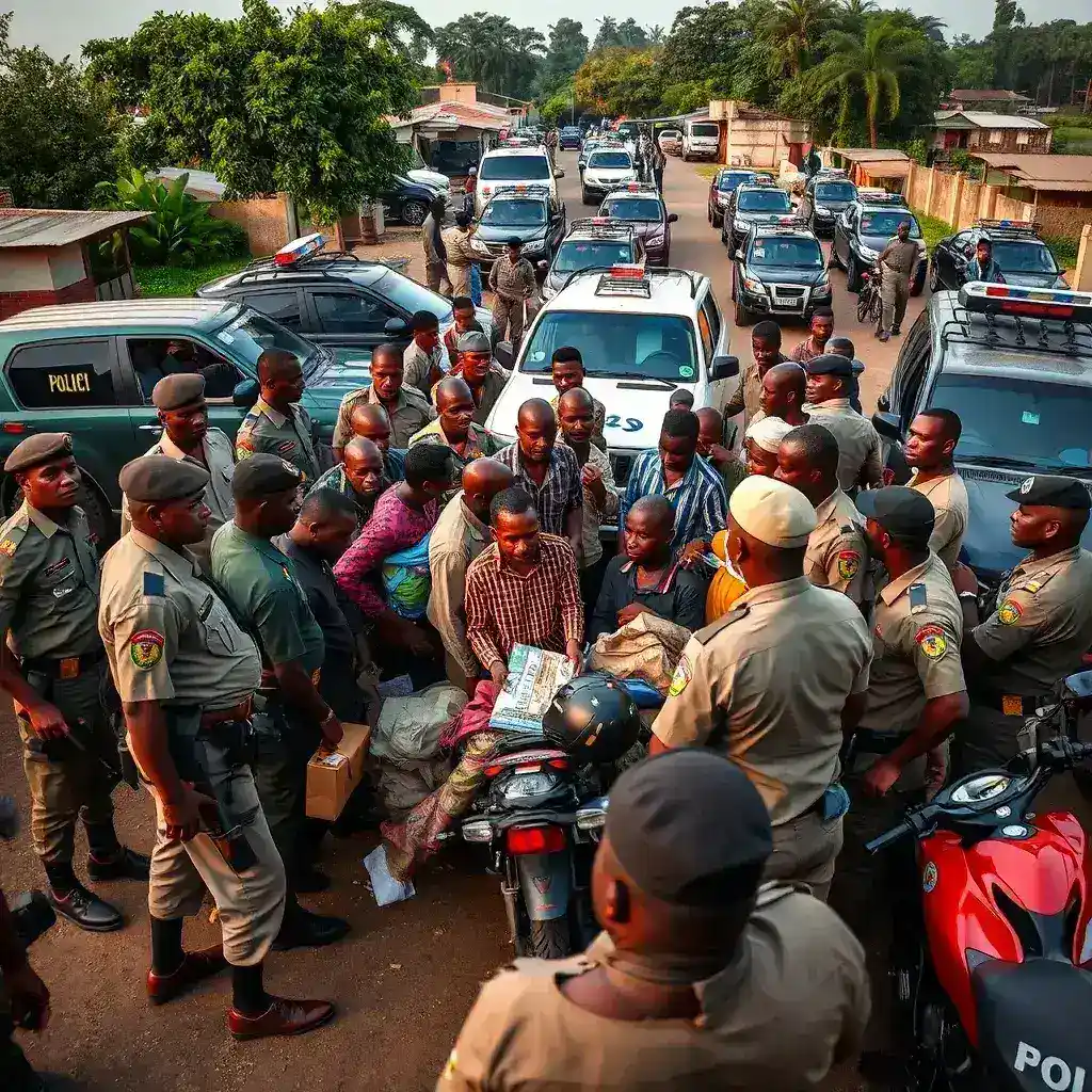 Massive Anti-Crime Operation in Upper East Region Leads to 80 Arrests