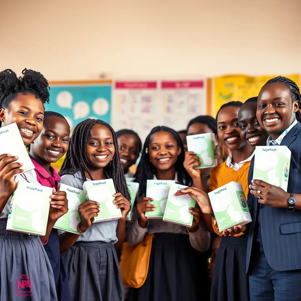 NPA Distributes Over 60,000 Sanitary Pads to Senior High School Girls for World Menstrual Hygiene Day