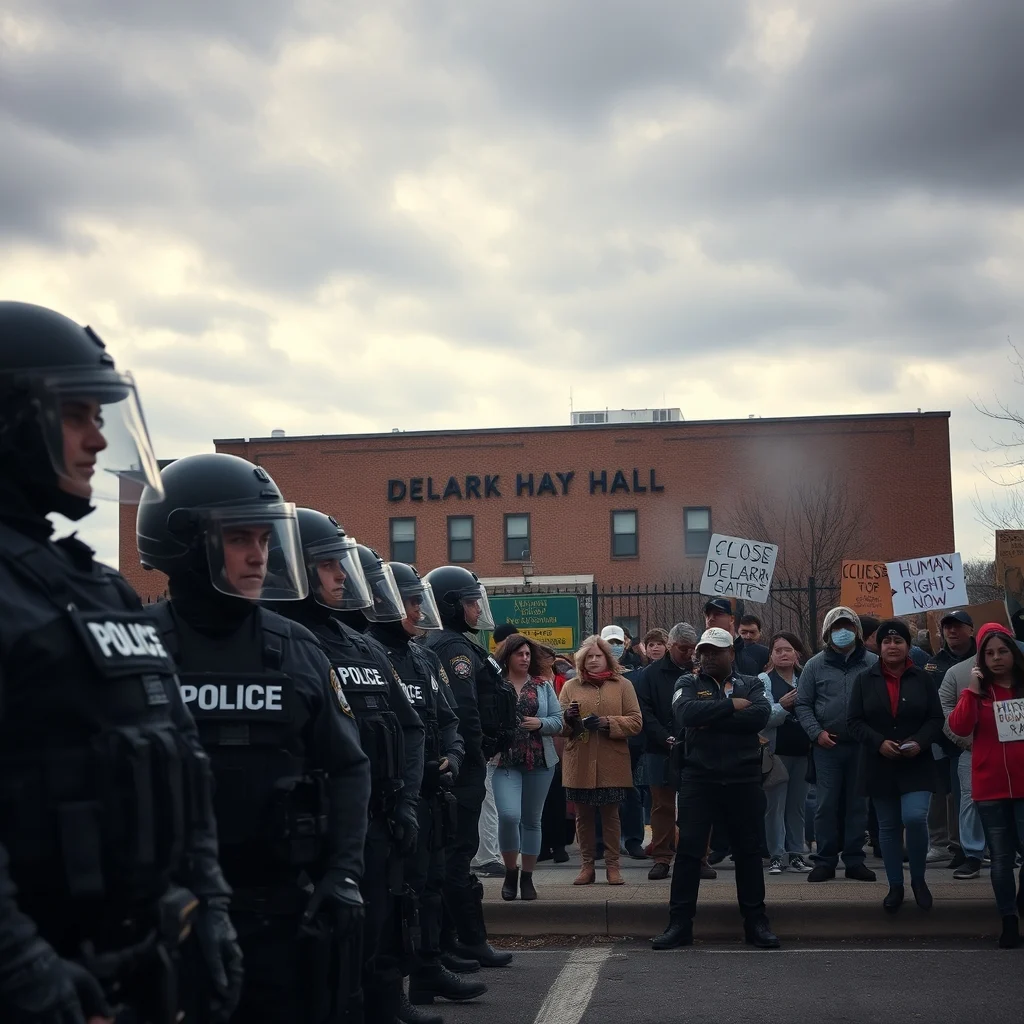 New Jersey Sues GEO Group Over Alleged 'Unsanitary' Conditions at Newark Migrant Facility Amid Protests