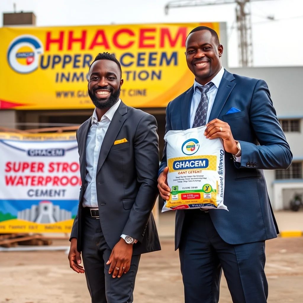 Okyeame Kwame Becomes Ghacem's New Waterproof Cement Ambassador
