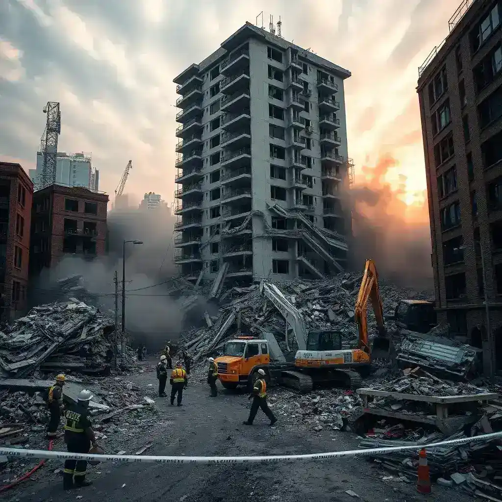 One Dead, Several Feared Trapped in Accra Building Collapse