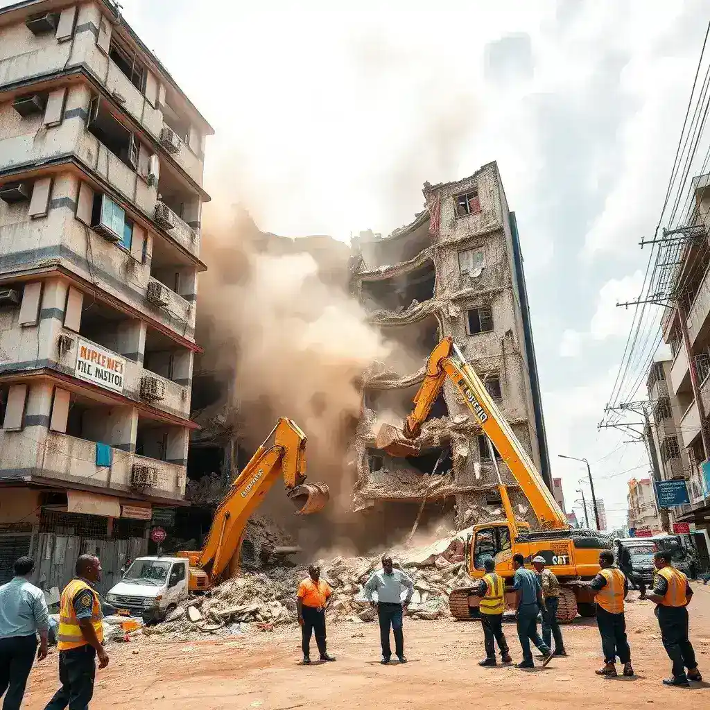 Osu Building Demolished After Partial Collapse Amidst Growing Structural Safety Concerns