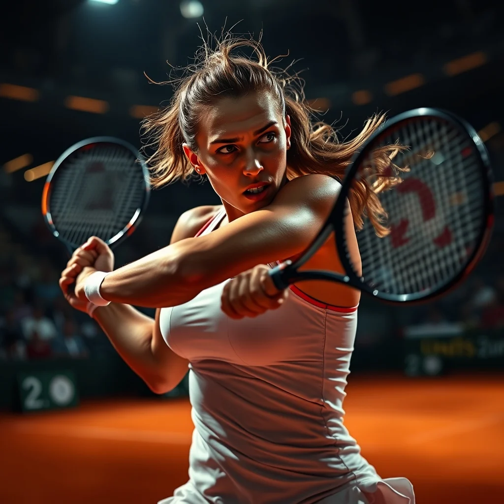 Sabalenka's Power and Precision Oust Osaka in French Open Night Session Thriller