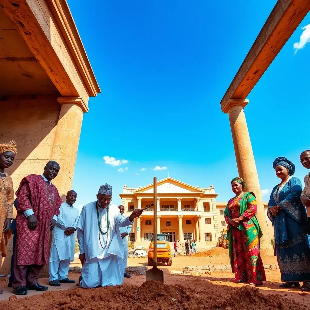 Speaker Bagbin Initiates Major Development Project at Wa Naa's Palace, Champions Regional Pride