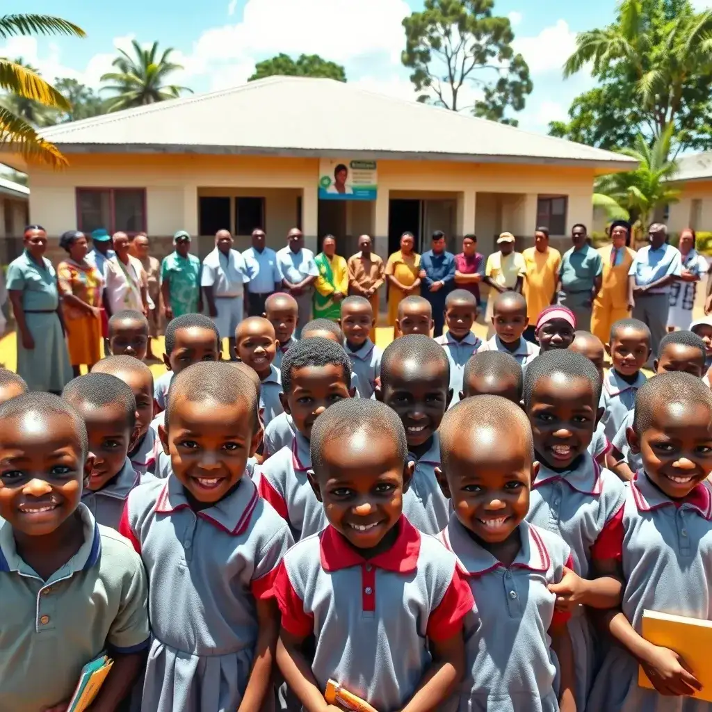 Speaker Bagbin Invests in Nadowli-Kaleo's Future with Uniforms and Classrooms