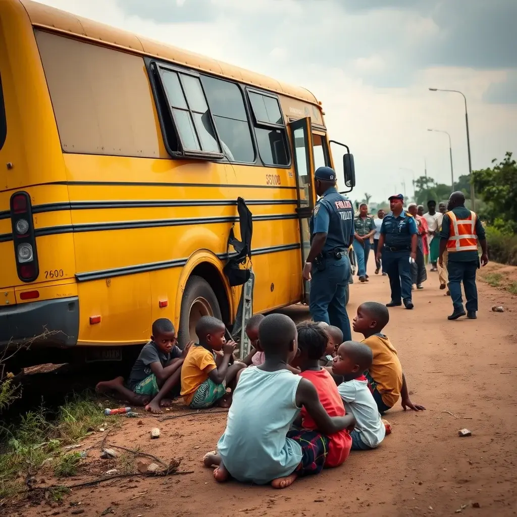 Tragedy Strikes Assin Edubiase: Two Pupils Die in School Bus Accident