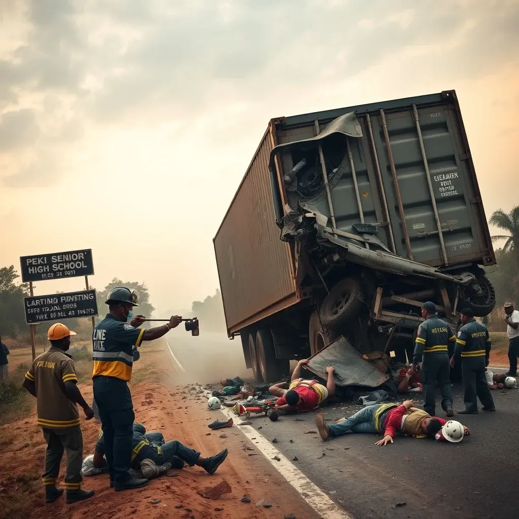 Tragic Head-On Collision Claims 15 Lives in Volta Region