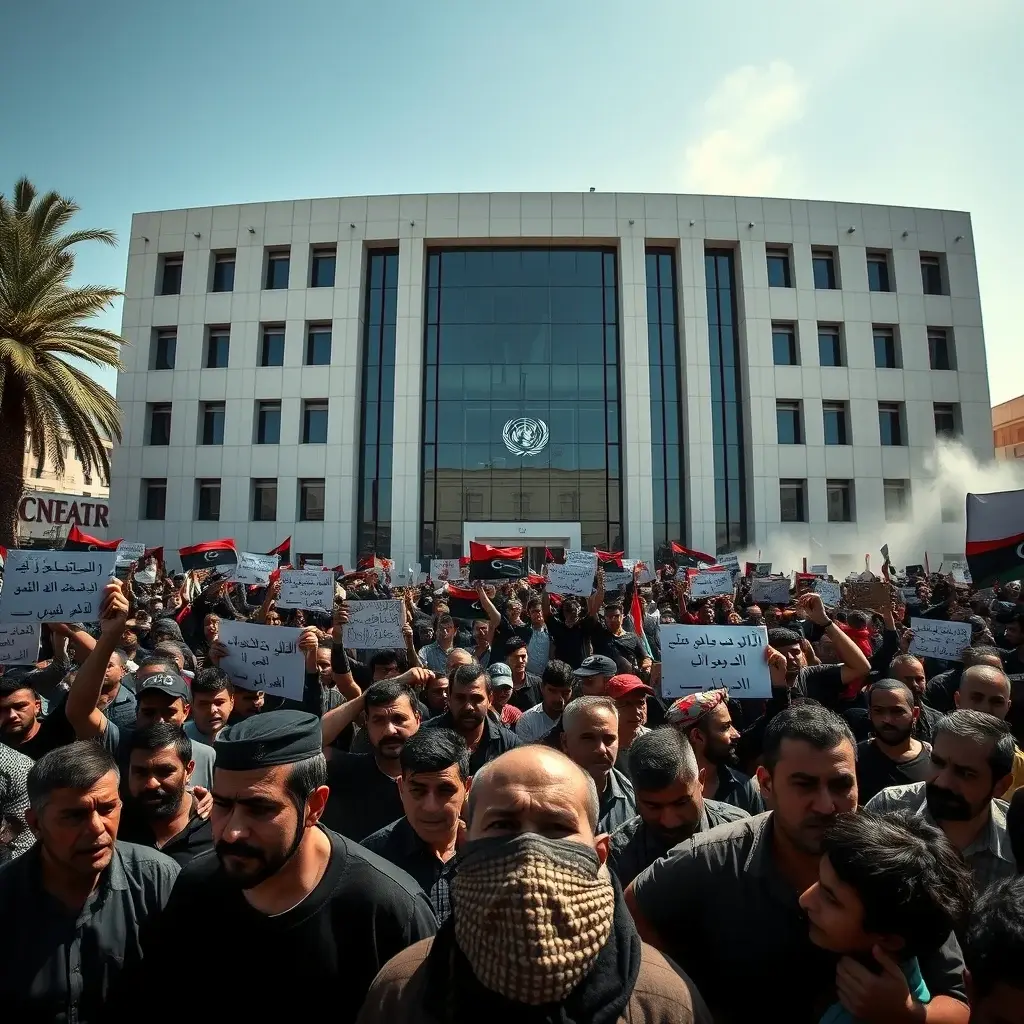 UN Highlights Disinformation Fueled Protests Against Offices in Libya