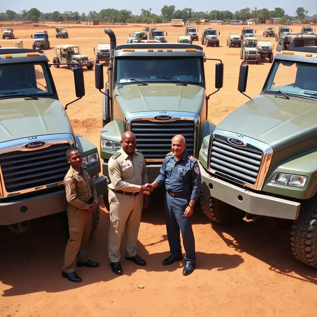 US Donates Heavy-Duty Trucks to Enhance Ghana Armed Forces Engineering Capabilities