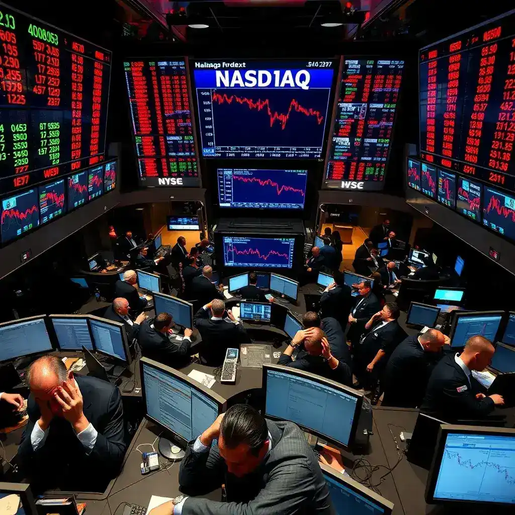 US Stocks Tumble as Tech Fears Grip Wall Street Amid Strong Jobs Data