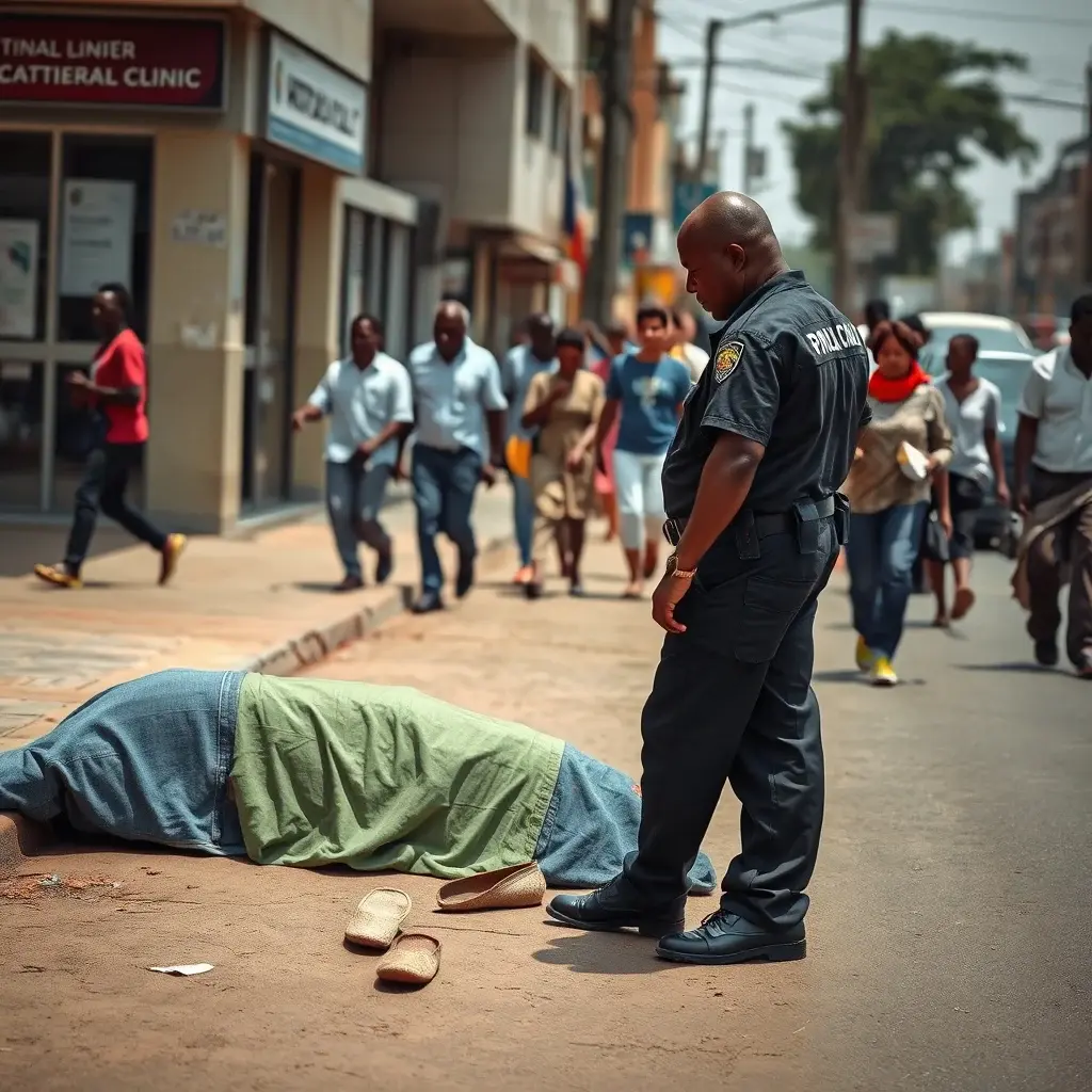 Unidentified Man Found Deceased Near Accra Clinic, Raising Community Concerns